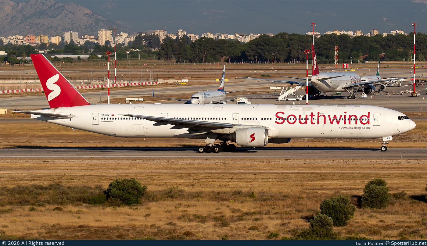 Photo of TC-GRV - Boeing 777-312 operated by Southwind Airlines