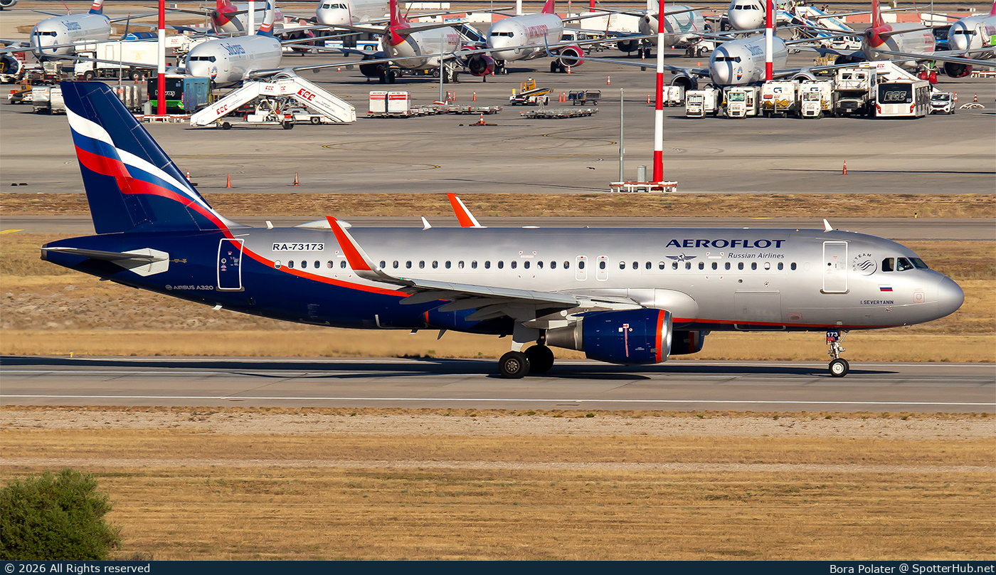 Photo of RA-73173 - Airbus A320-214 operated by Aeroflot