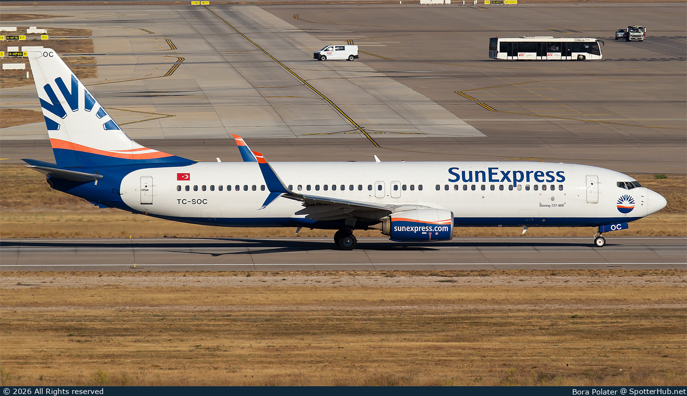 Photo of TC-SOC - Boeing 737-8HC operated by SunExpress