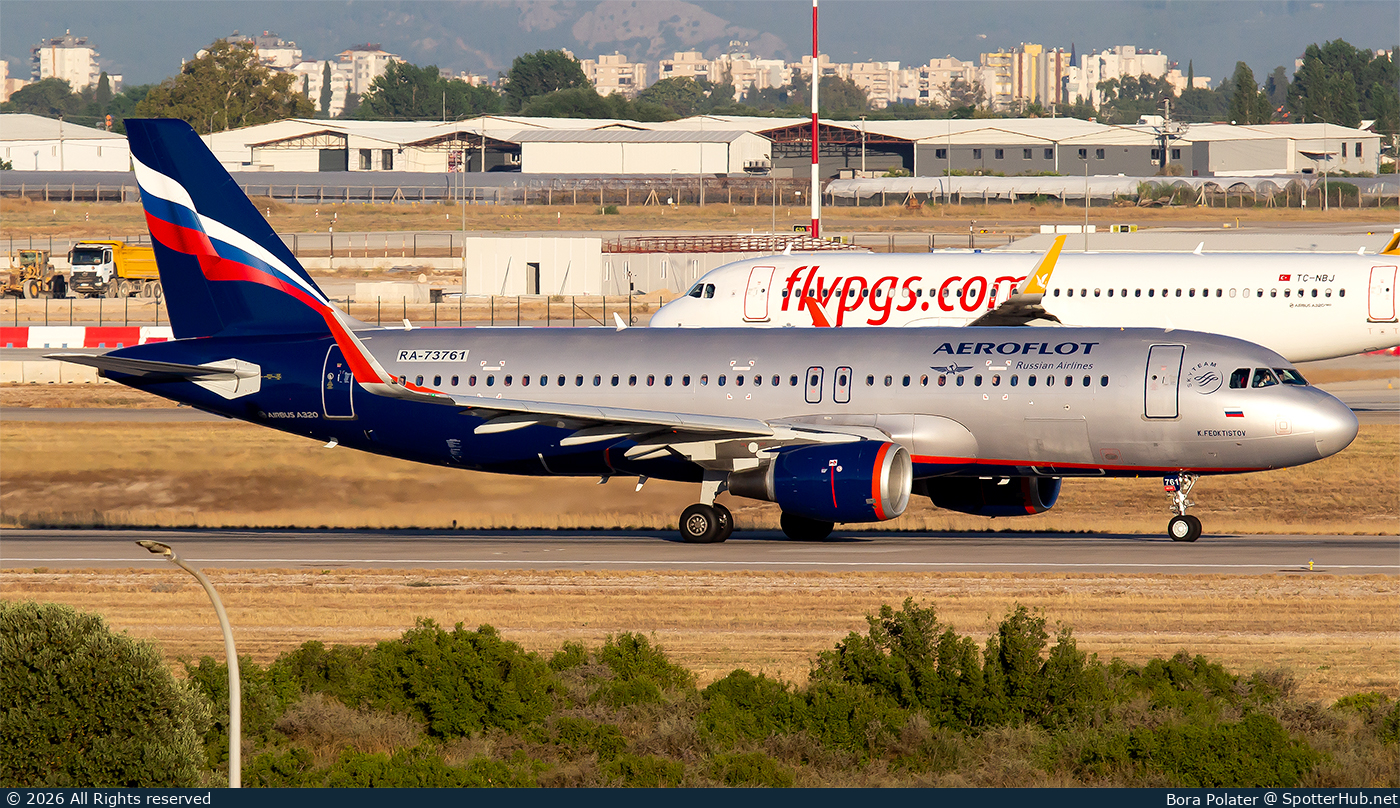 Photo of RA-73761 - Airbus A320-214 operated by Aeroflot