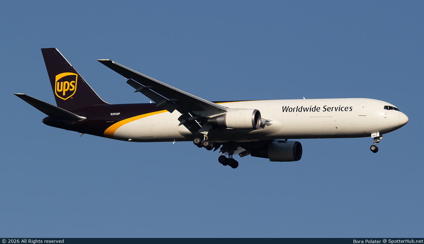 Photo of N392UP - Boeing 767-304(ER)(BDSF) operated by UPS United Parcel Service