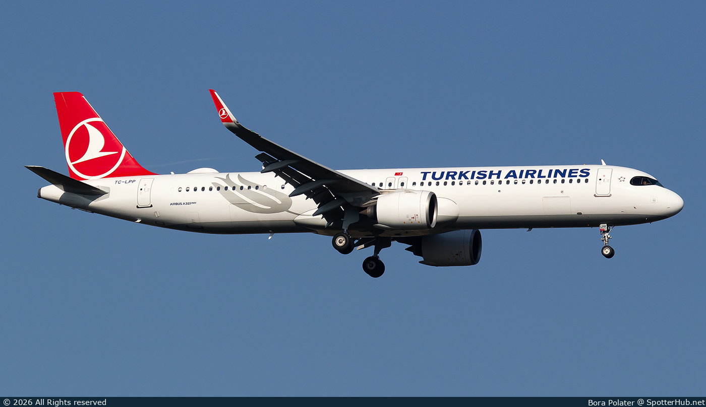 Photo of TC-LPP - Airbus A321-271NX operated by Turkish Airlines