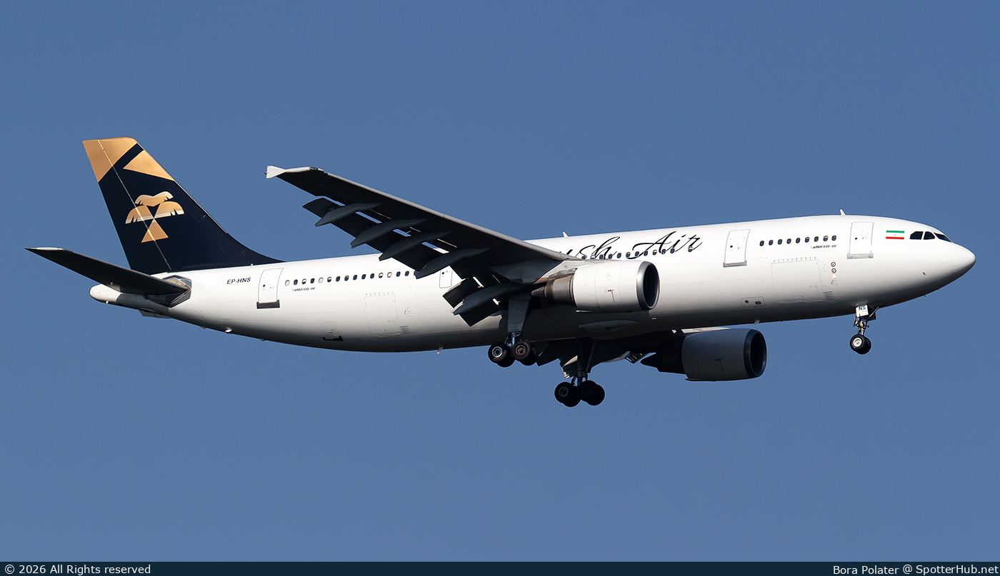 Photo of EP-HNS - Airbus A300B4-603 operated by Soroush Air