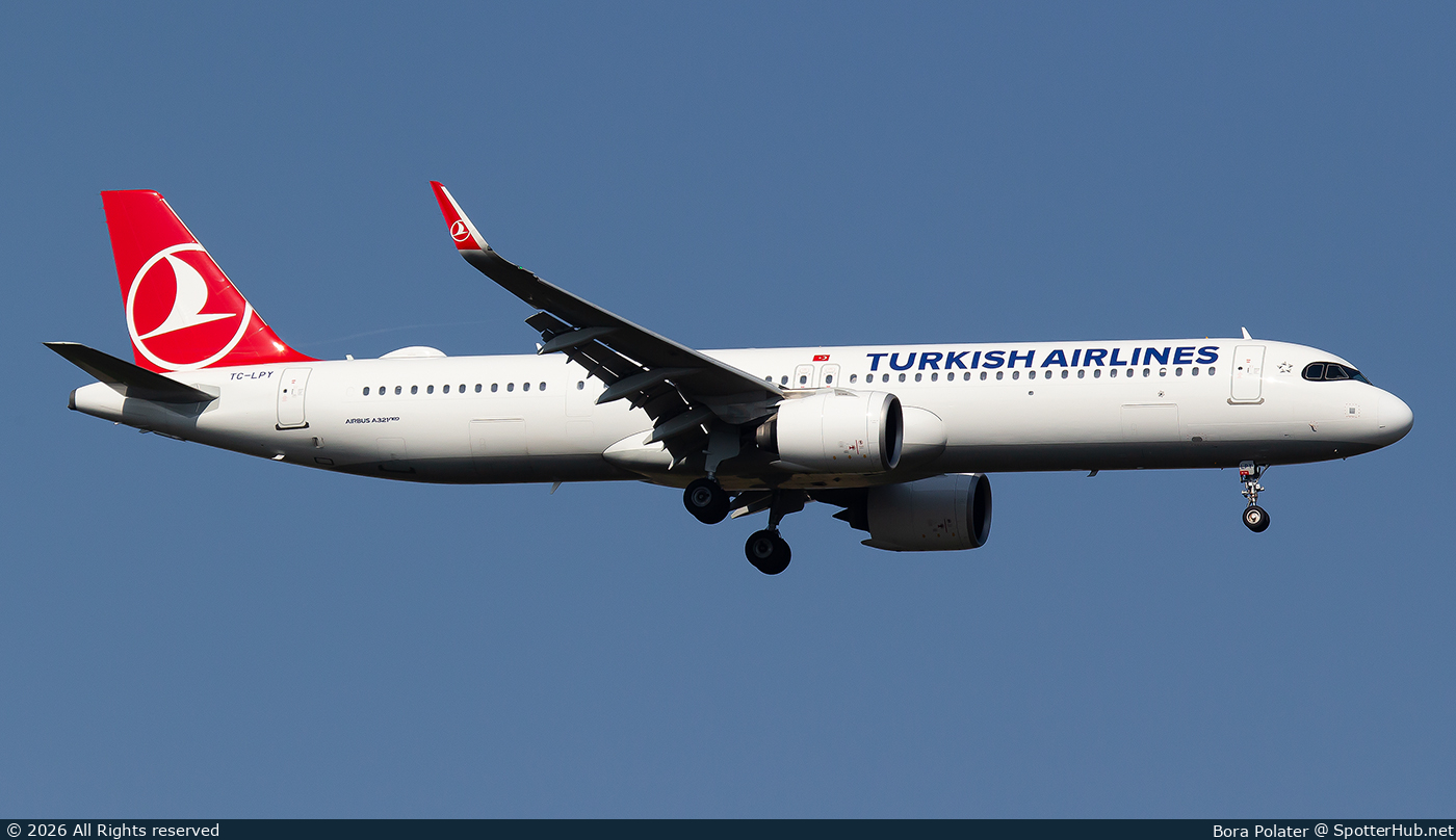 Photo of TC-LPY - Airbus A321-271NX operated by Turkish Airlines