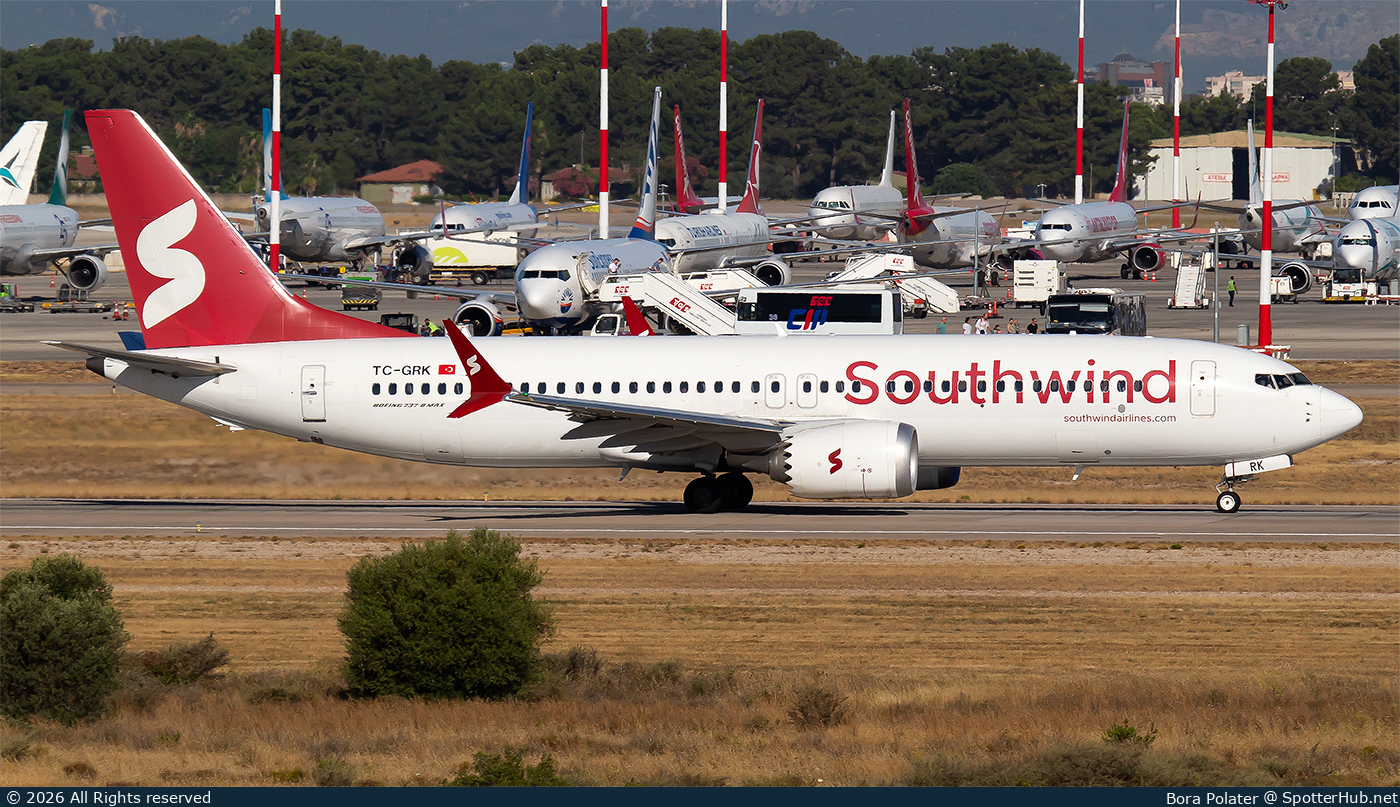 Photo of TC-GRK - Boeing 737 MAX 8 operated by Southwind Airlines