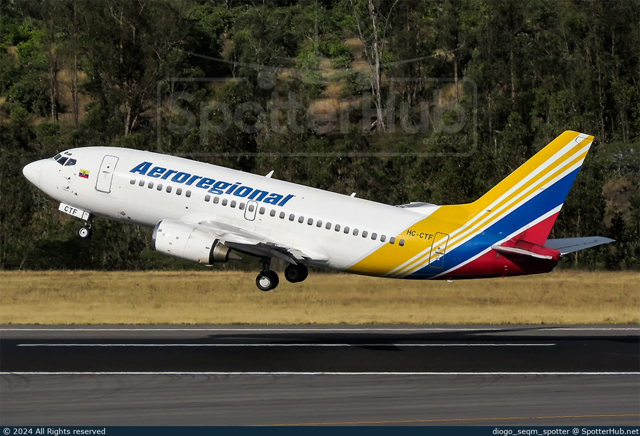 Photo of HC-CTF - Boeing 737-5Y0 operated by Aeroregional