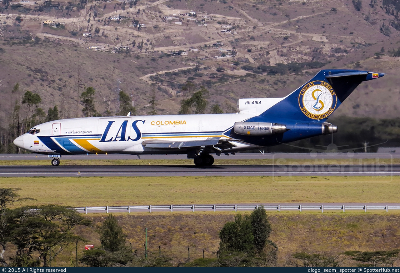 Photo of HK-4154 - Boeing 727-51(F) operated by LAS Lineas Aéreas Suramericanas