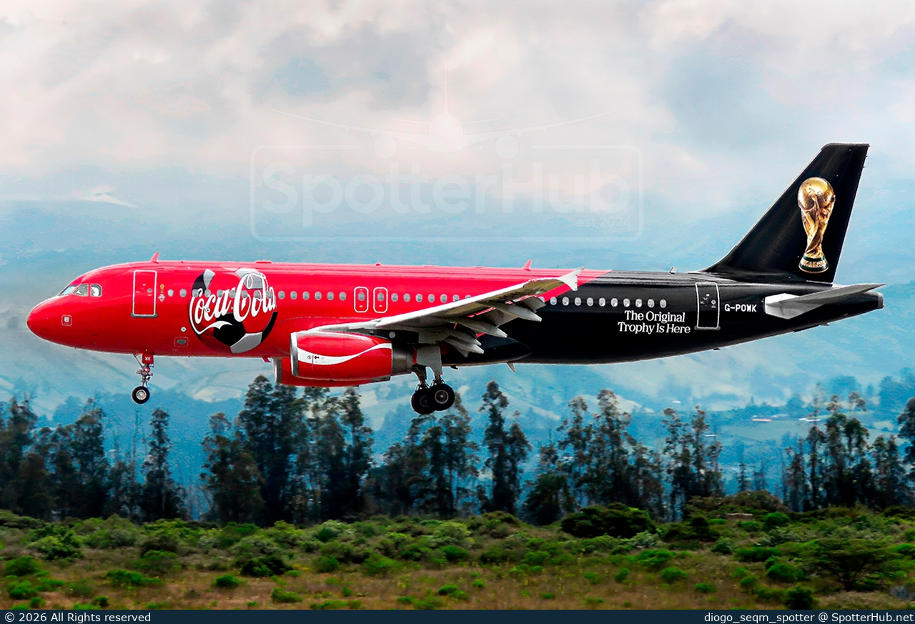 Photo of G-POWK - Airbus A320-233 operated by Titan Airways