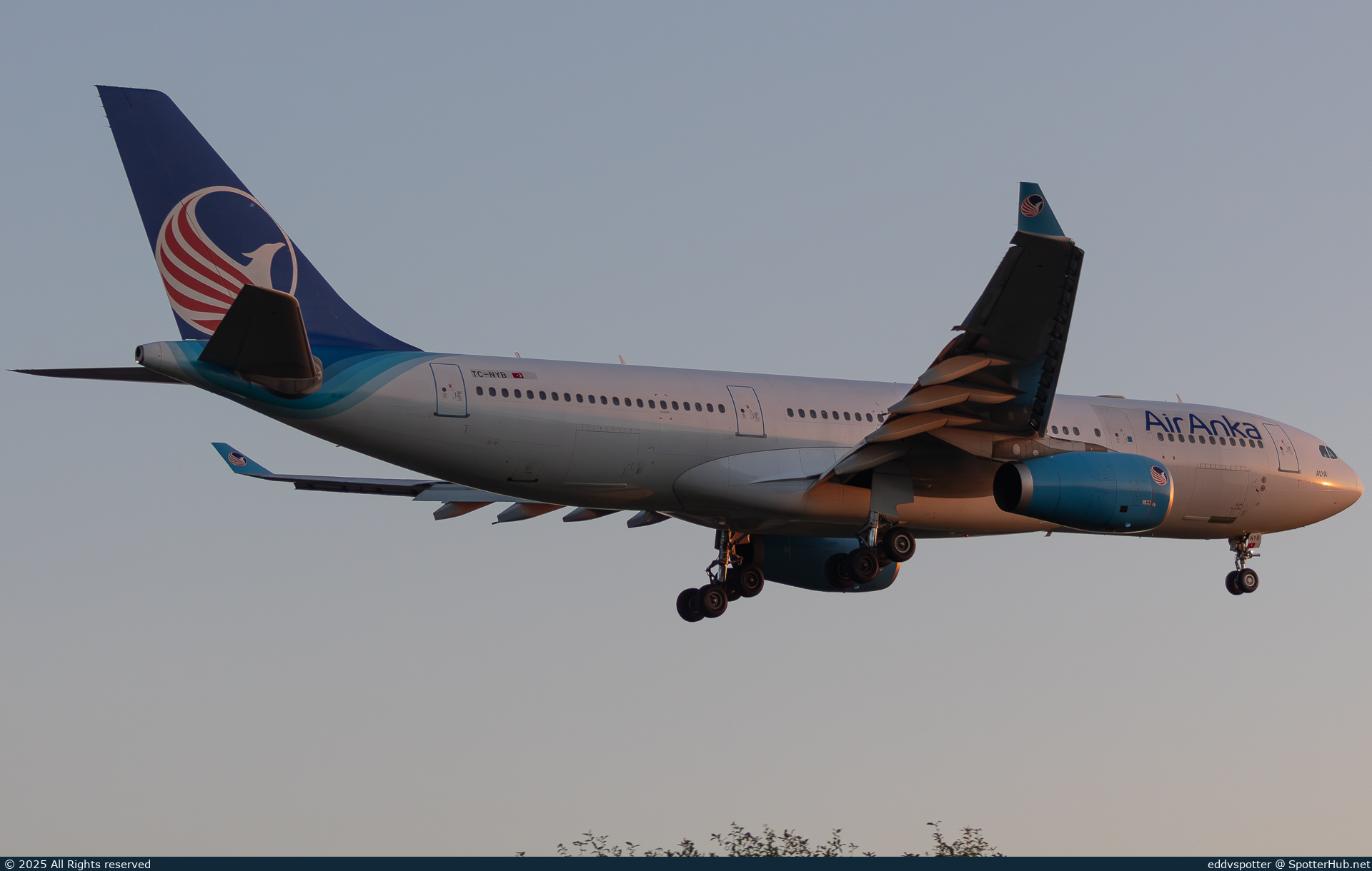 Photo of TC-NYB - Airbus A330-243 operated by Air Anka
