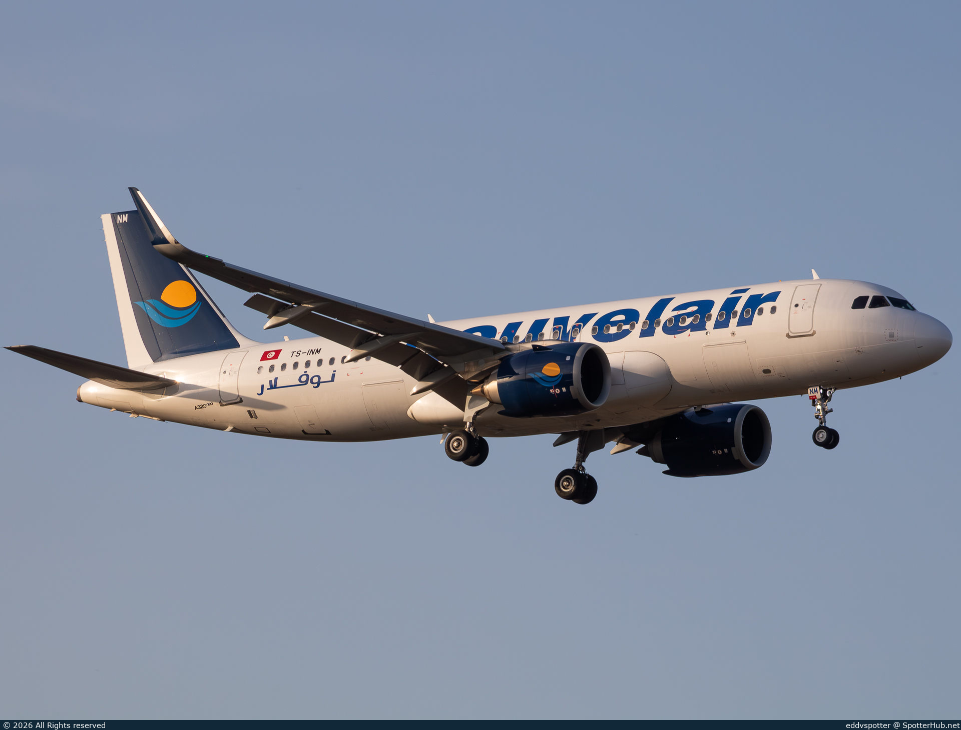 Photo of TS-INM - Airbus A320-251N operated by Nouvelair