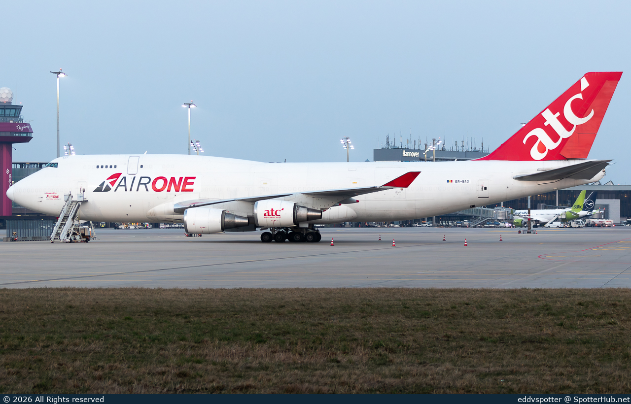 Photo of ER-BAG - Boeing 747-4D7(BCF) operated by Aerotranscargo