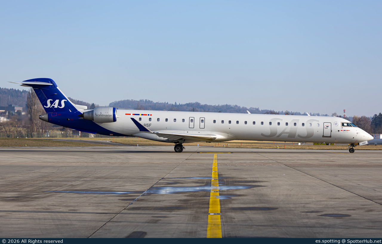 Photo of EI-HSF - Bombardier CRJ-900LR operated by SAS Scandinavian Airlines (opb CityJet)