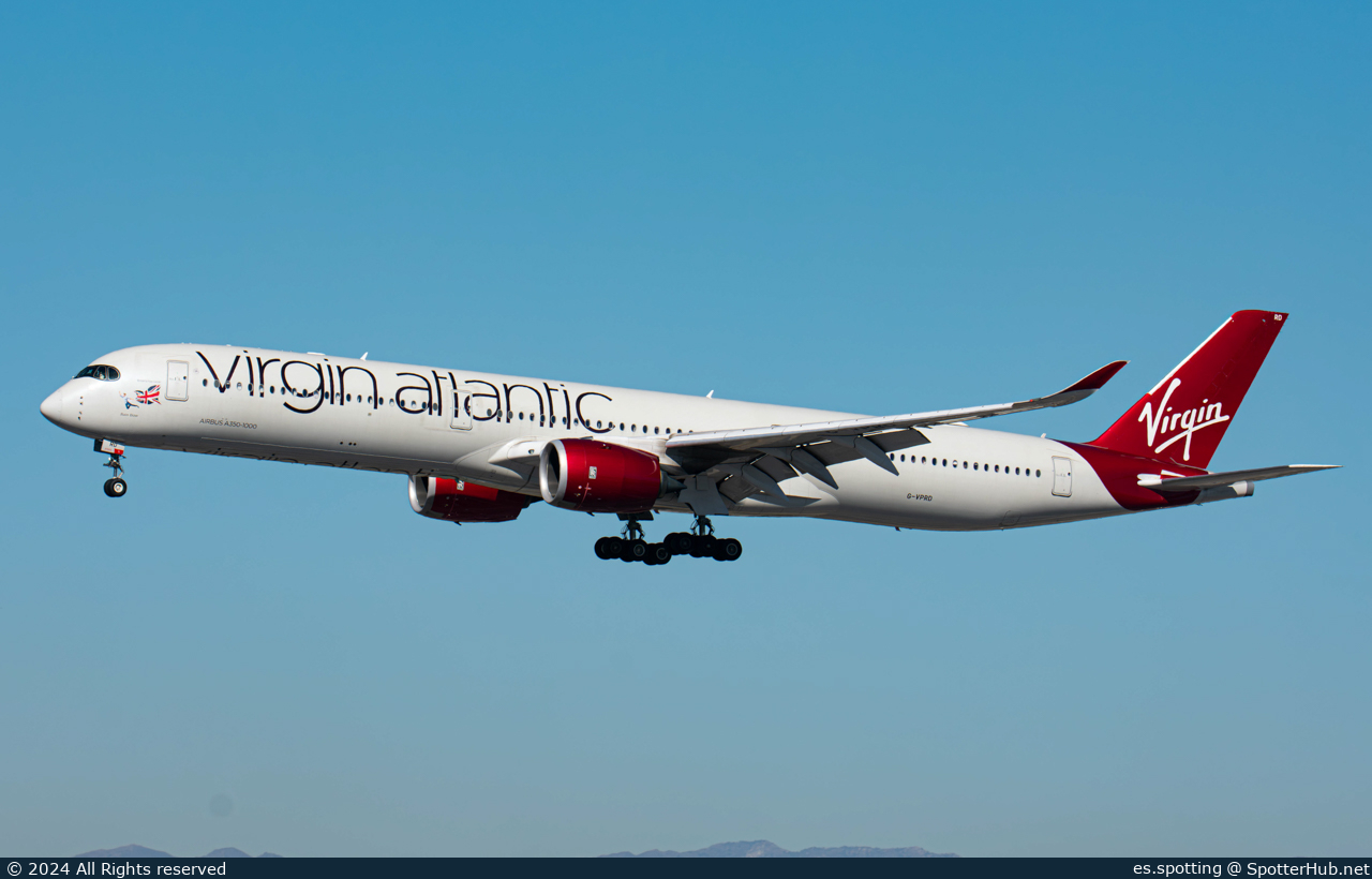 Photo of G-VPRD - Airbus A350-1041 operated by Virgin Atlantic Airways