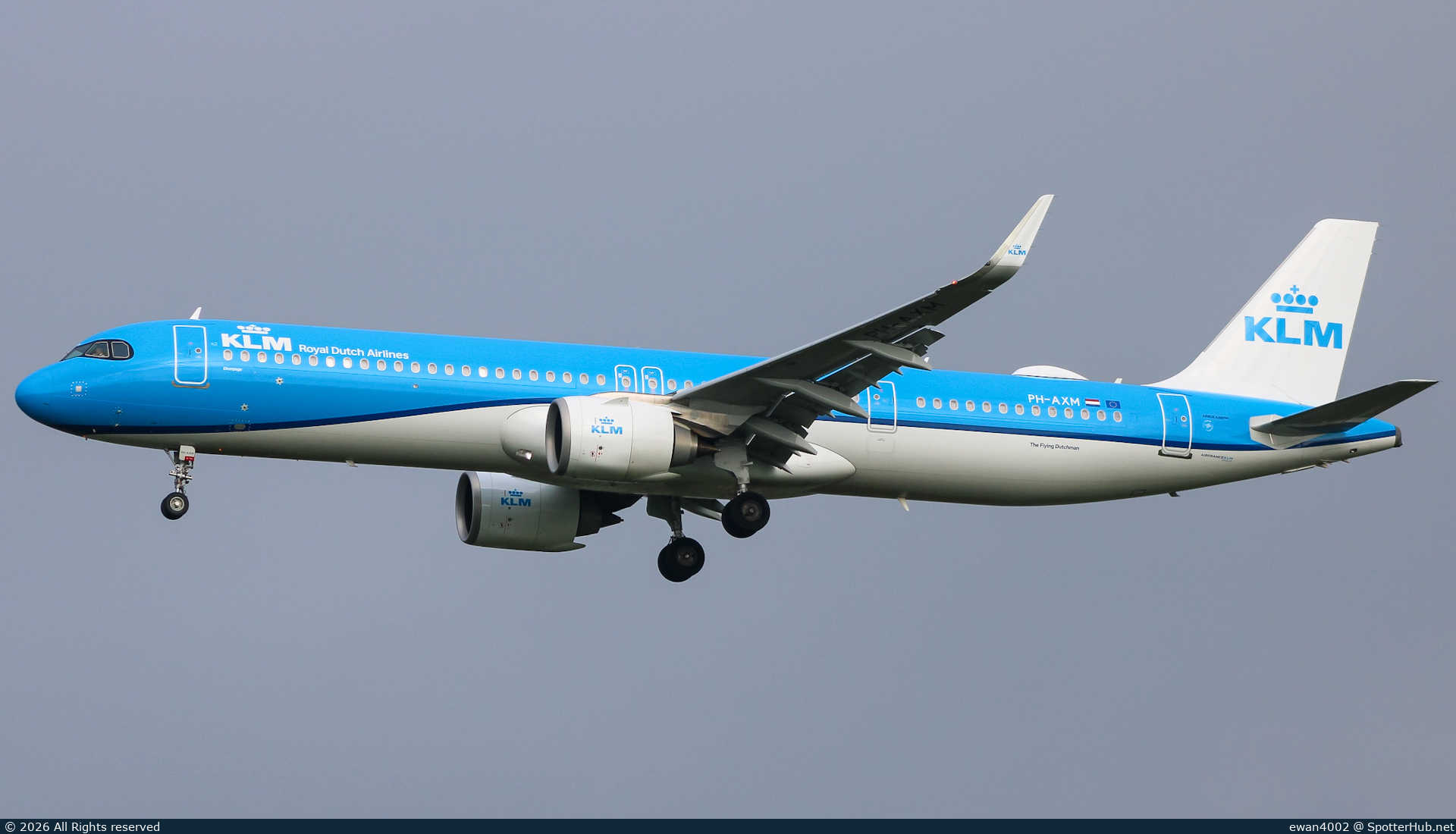 Photo of PH-AXM - Airbus A321-252NX operated by KLM Royal Dutch Airlines