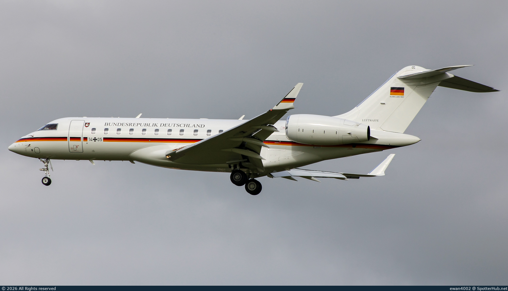 Photo of 14+05 - Bombardier Global 6000 operated by German Air Force