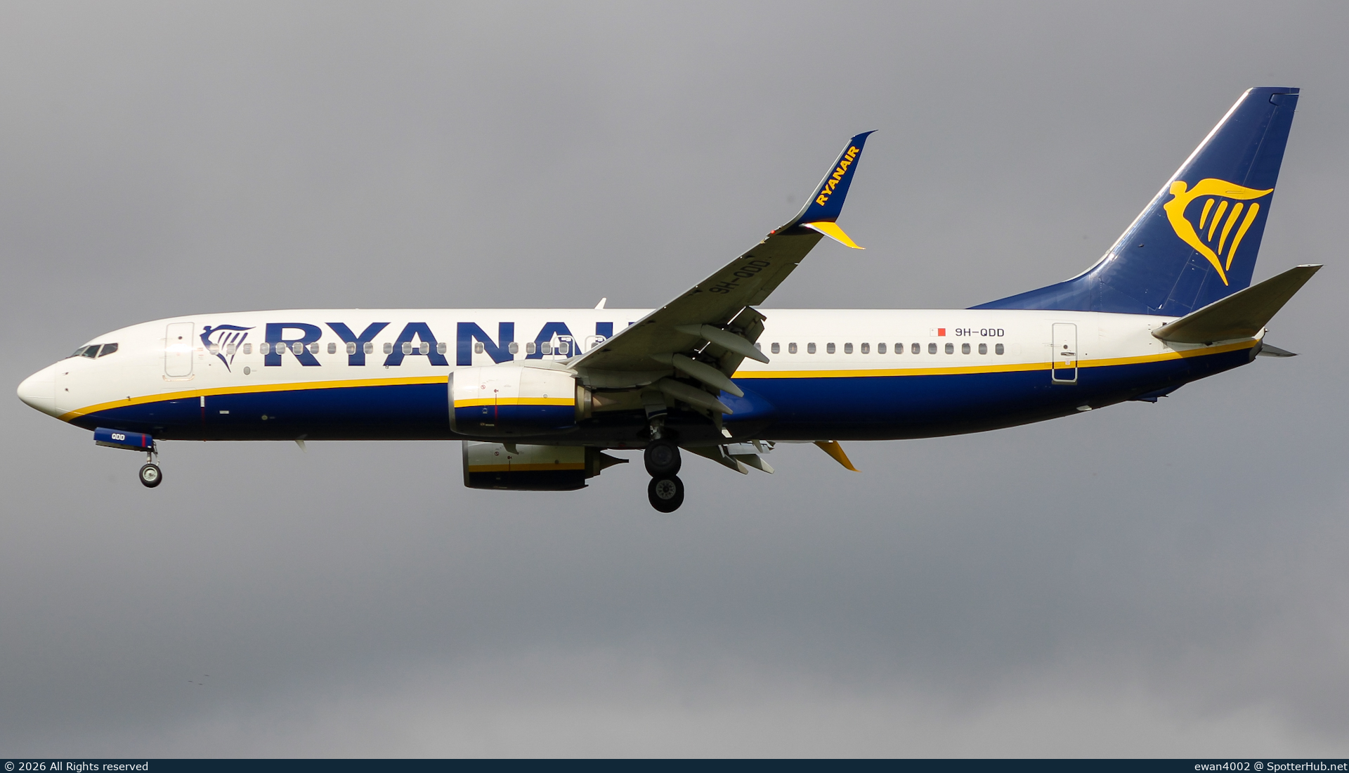 Photo of 9H-QDD - Boeing 737-8AS operated by Ryanair (opb Malta Air)