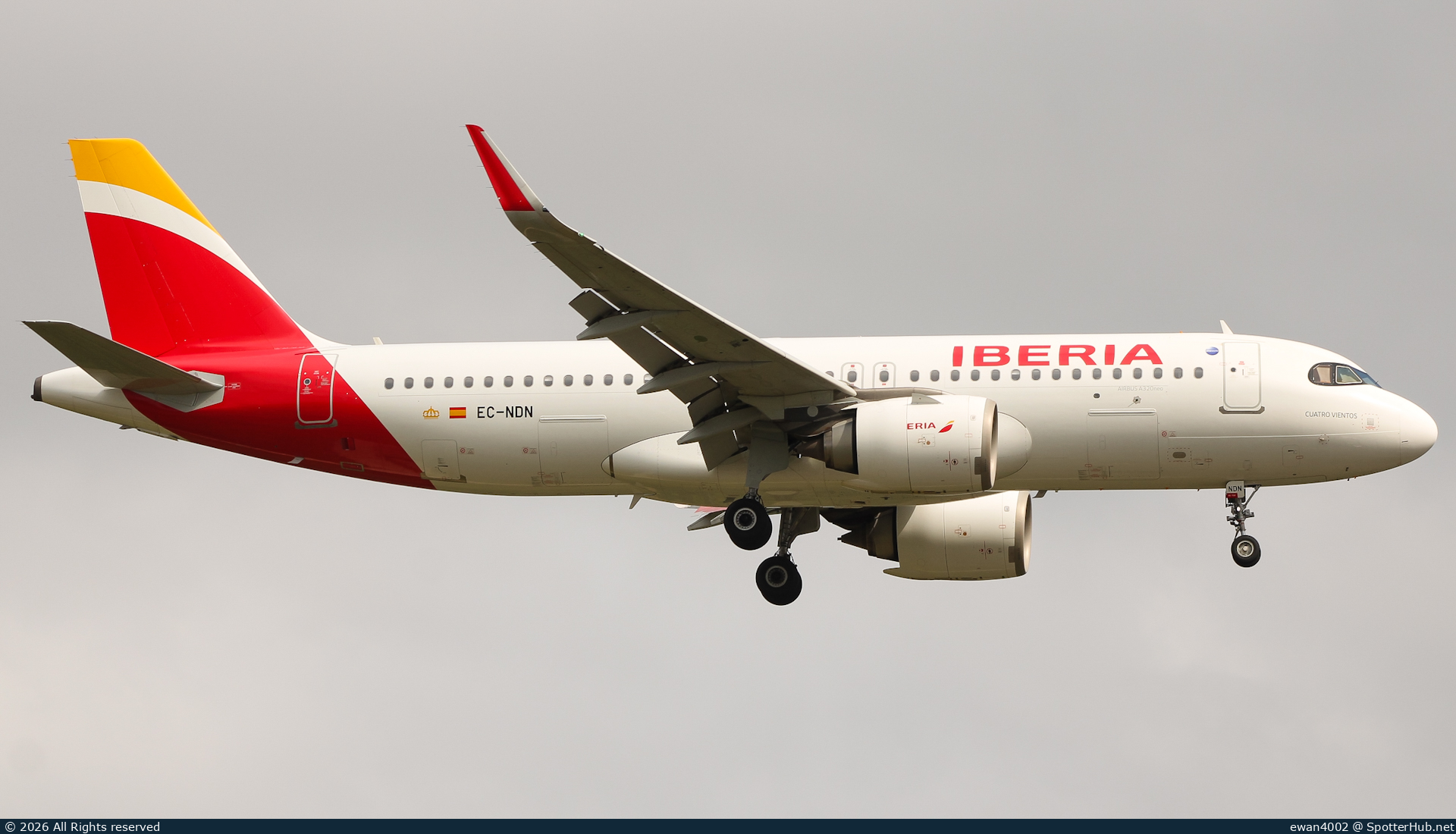 Photo of EC-NDN - Airbus A320-251N operated by Iberia