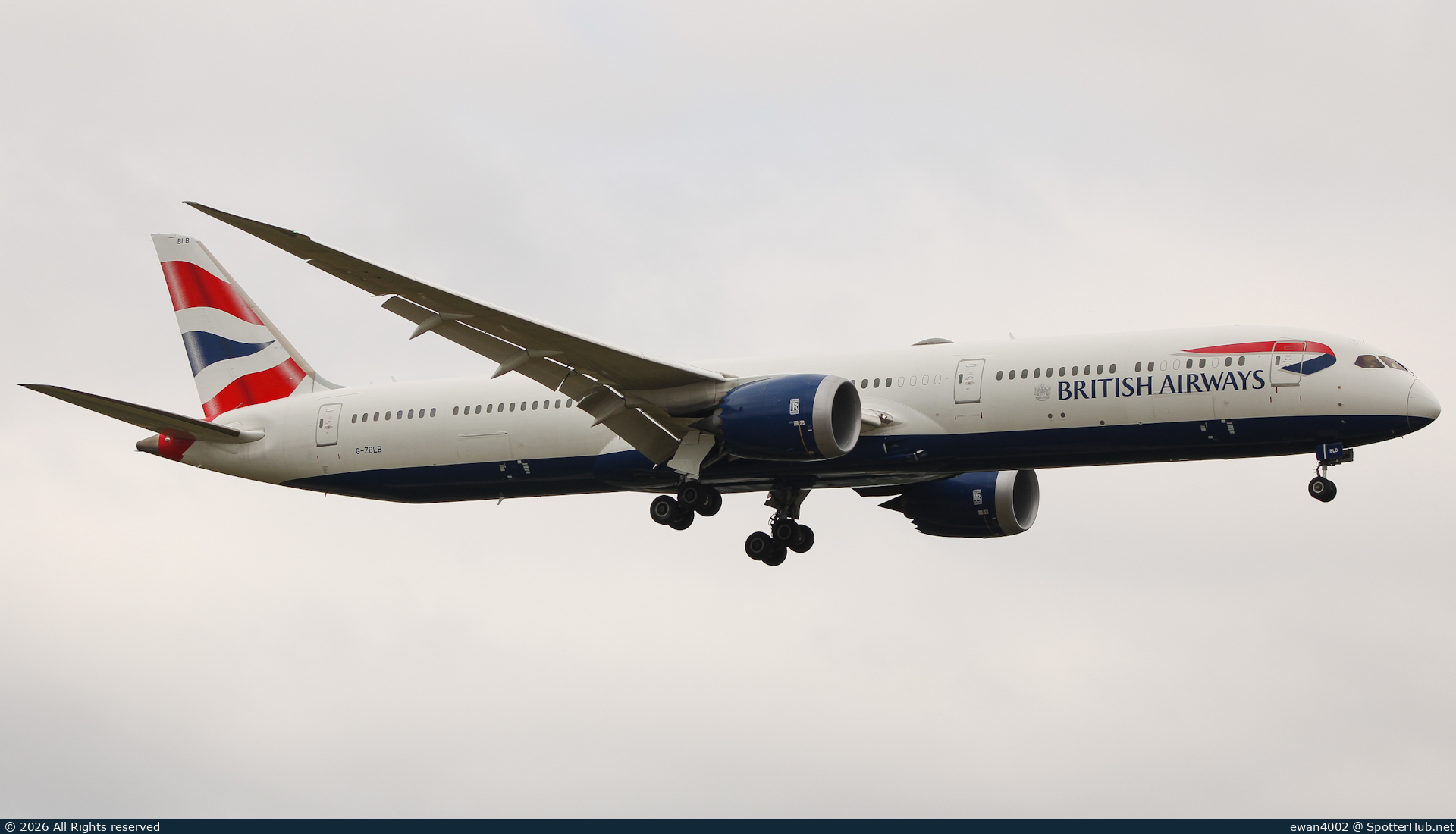 Photo of G-ZBLB - Boeing 787-10 Dreamliner operated by British Airways