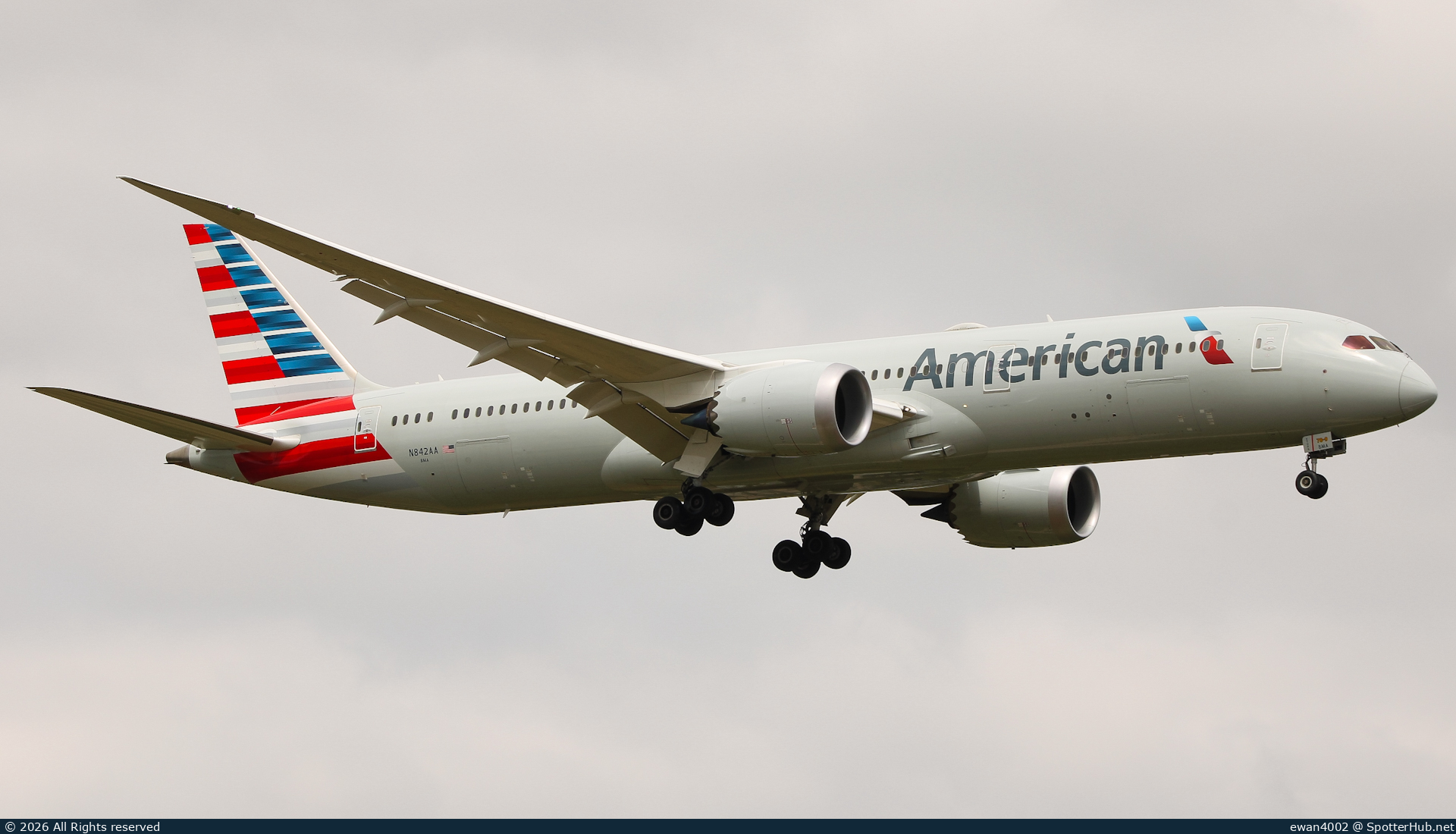 Photo of N842AA - Boeing 787-9 Dreamliner operated by American Airlines