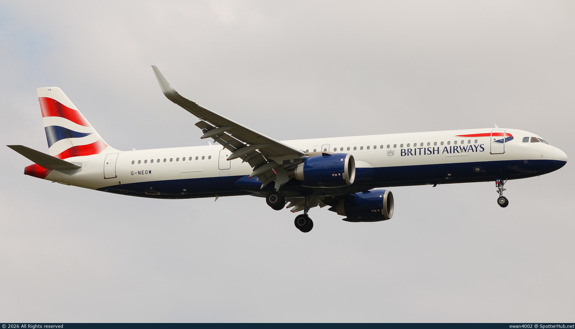 Photo of G-NEOW - Airbus A321-251NX operated by British Airways