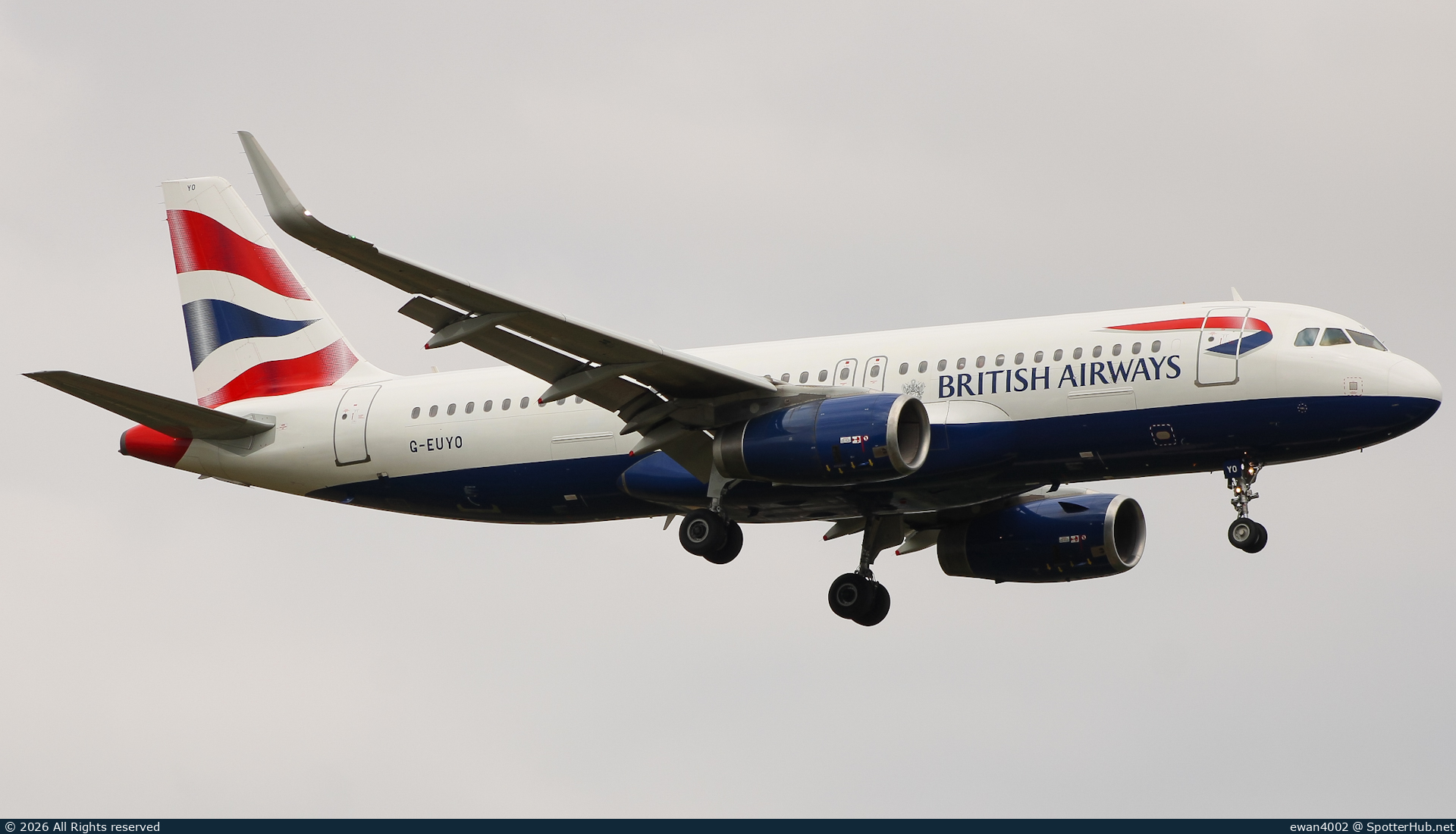 Photo of G-EUYO - Airbus A320-232 operated by British Airways