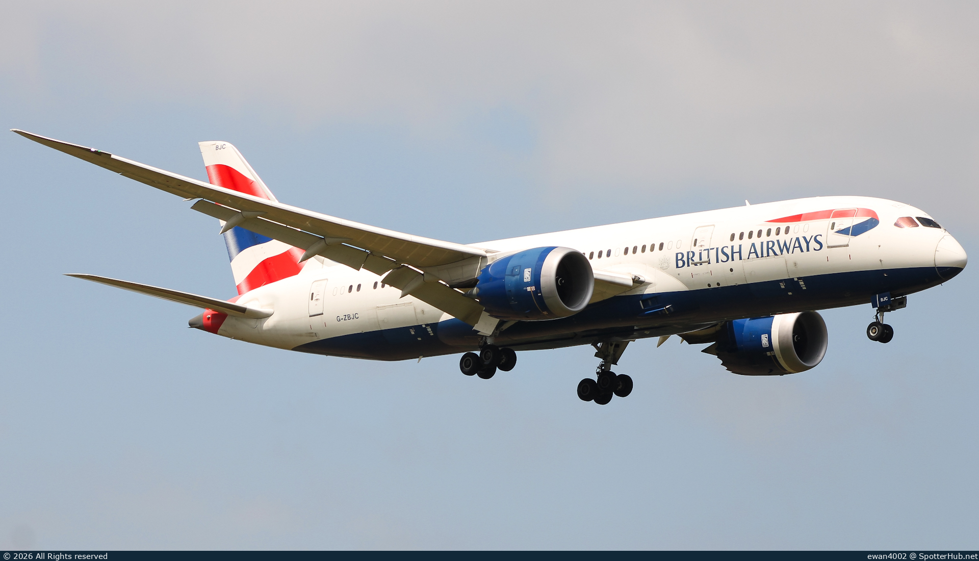 Photo of G-ZBJC - Boeing 787-8 Dreamliner operated by British Airways