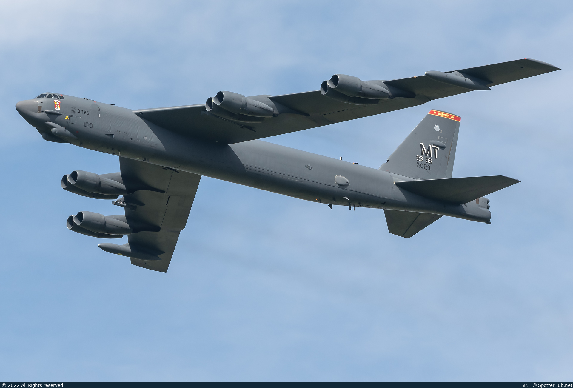 Photo of 60-0023 - Boeing B-52H Stratofortress operated by US Air Force