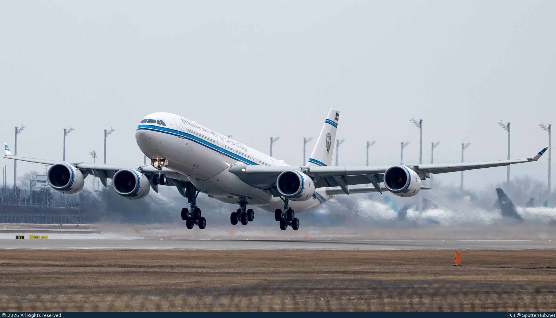Photo of 9K-GBA - Airbus A340-541 operated by Government of Kuwait