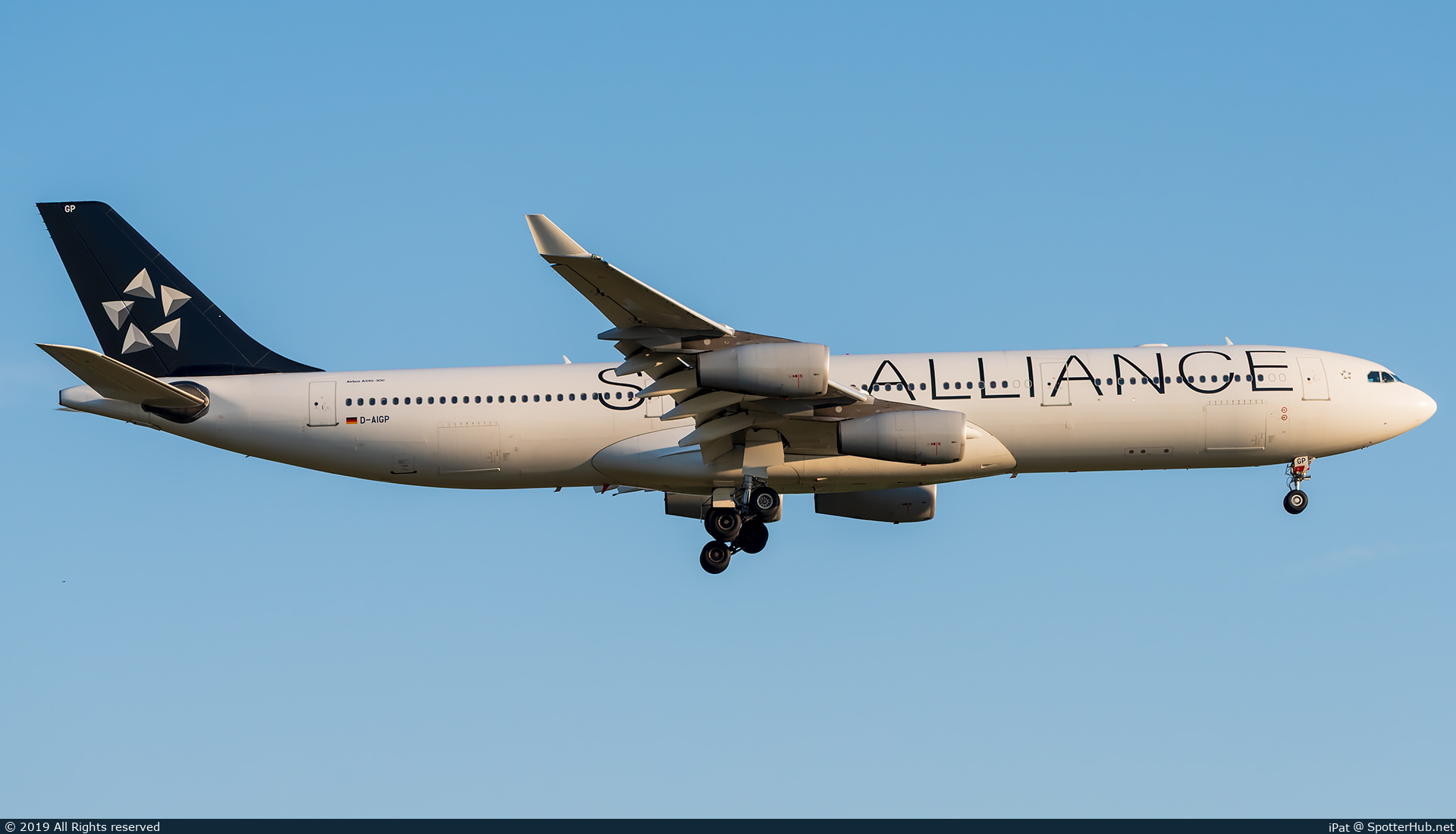 Photo of D-AIGP - Airbus A340-313 operated by Lufthansa CityLine