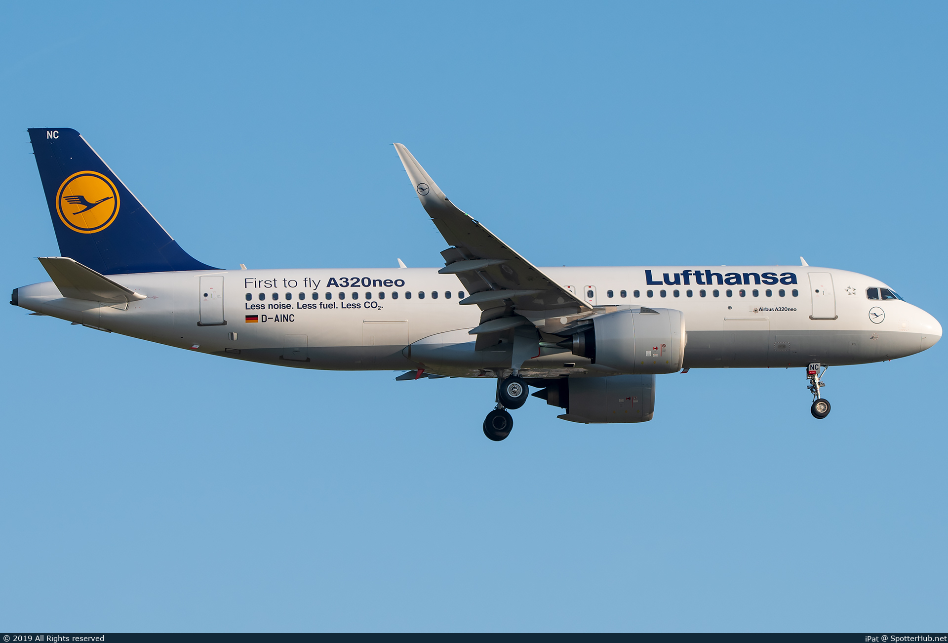 Photo of D-AINC - Airbus A320-271N operated by Lufthansa