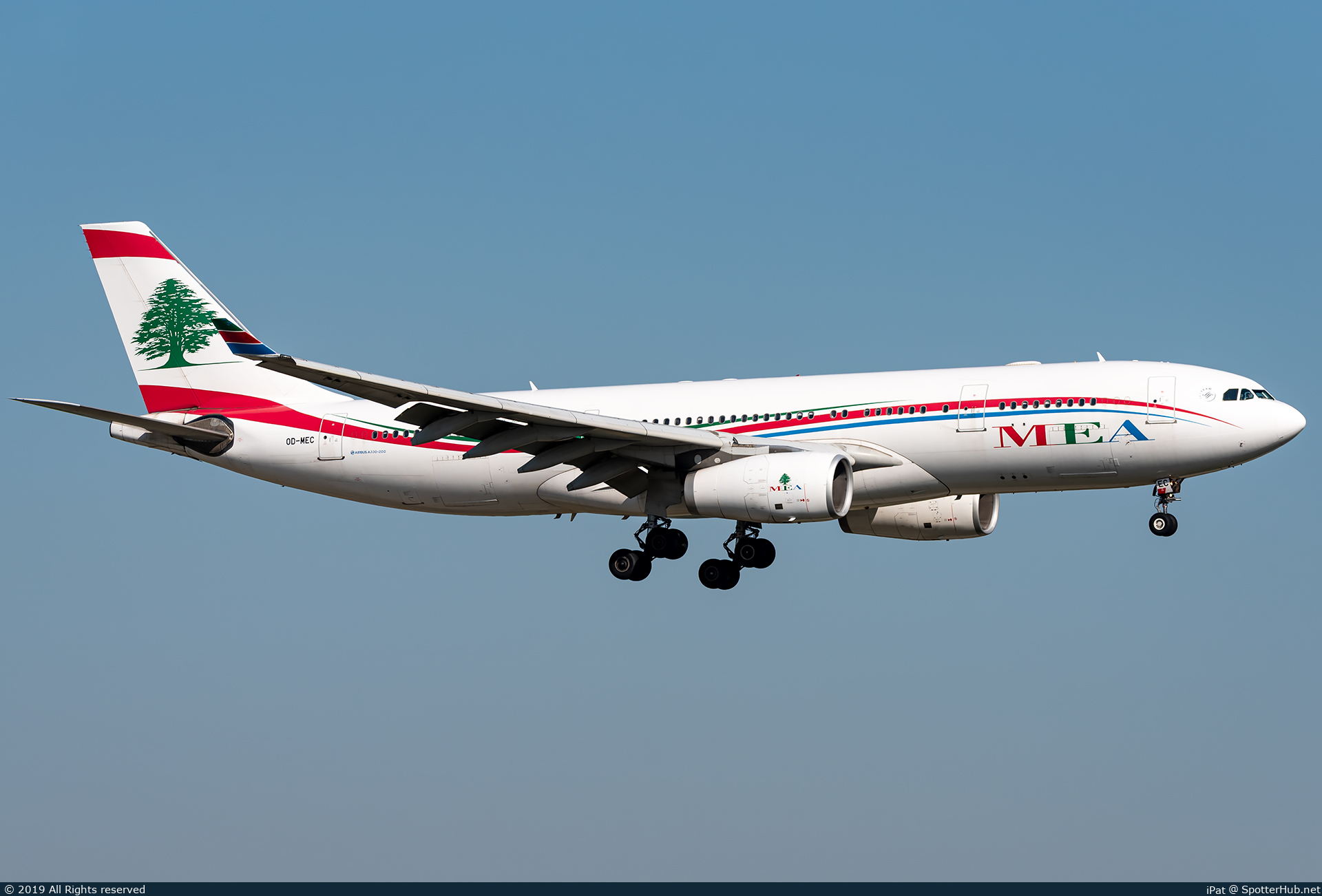 Photo of OD-MEC - Airbus A330-243 operated by MEA Middle East Airlines