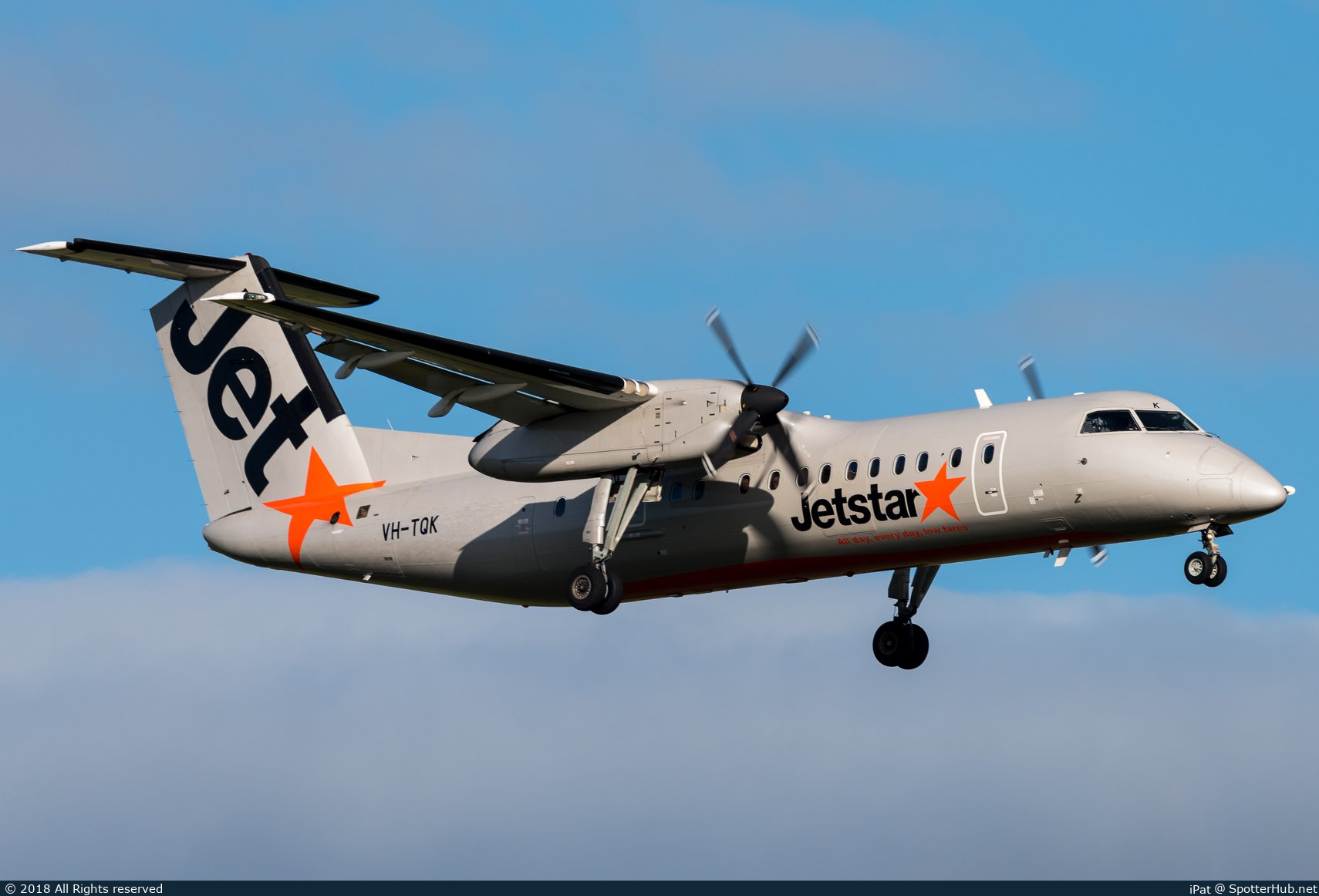 Photo of VH-TQK - Bombardier DHC-8-315 Dash 8 Q300 operated by Jetstar Airways (opb Eastern Australia Airlines)