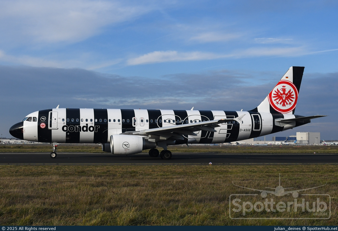 Photo of D-ASGE - Airbus A320-214 operated by Condor
