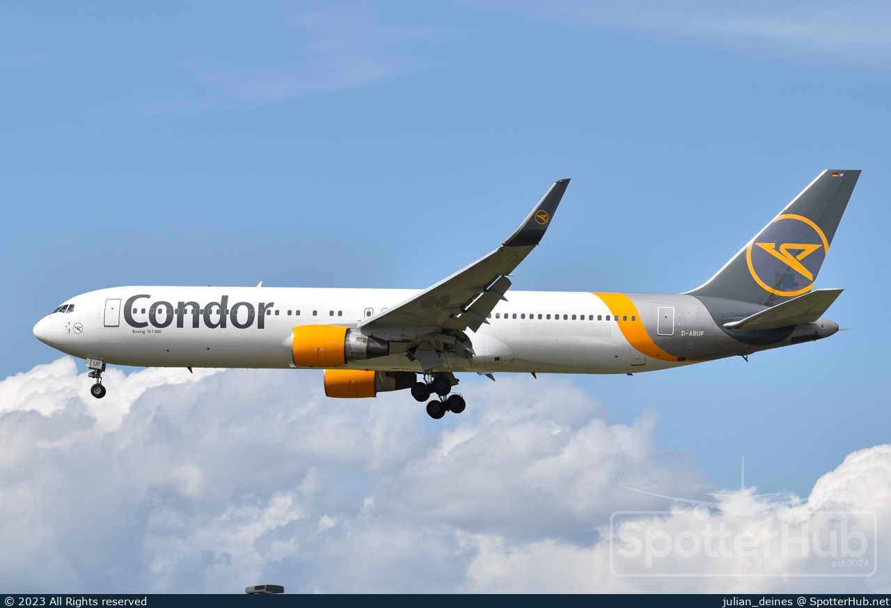 Photo of D-ABUF - Boeing 767-330(ER) operated by Condor