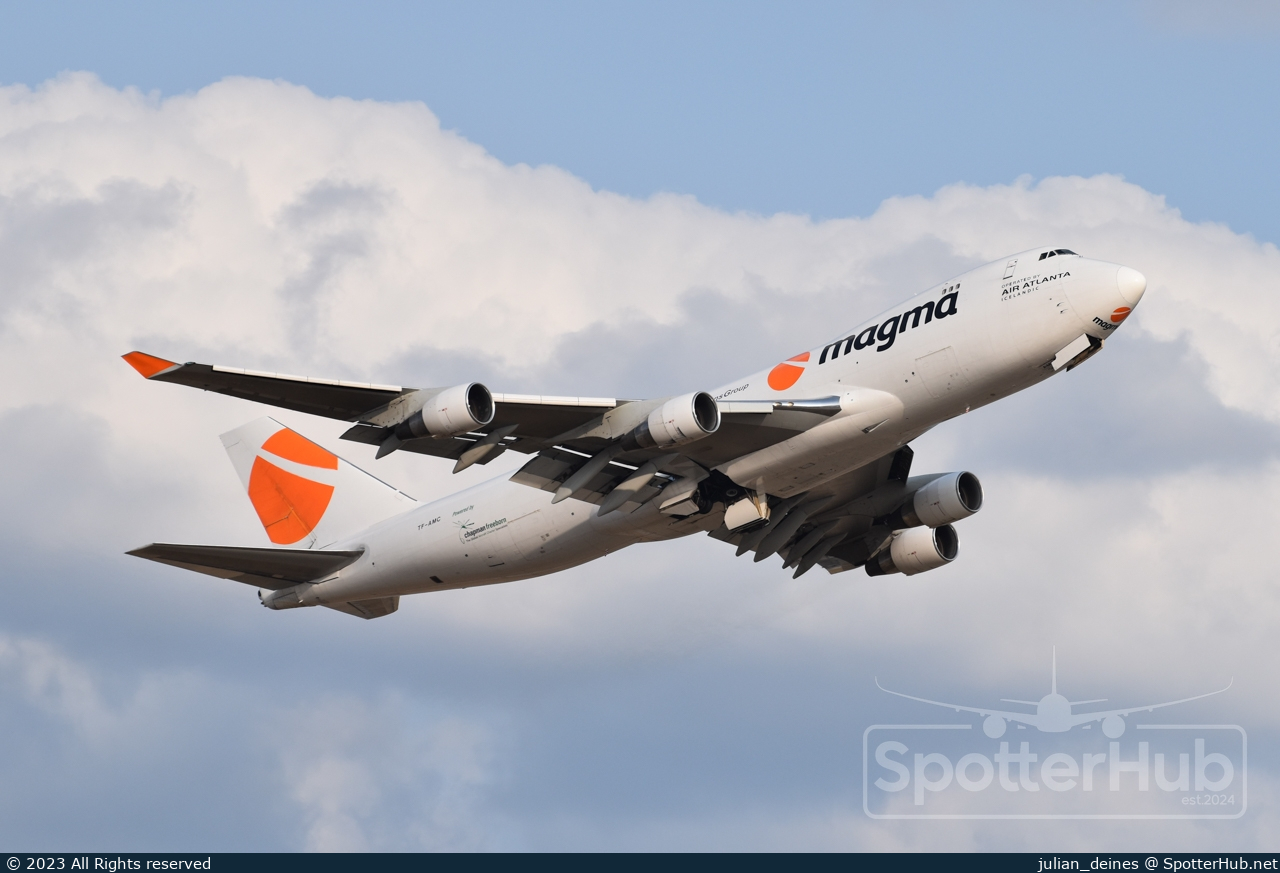 Photo of TF-AMC - Boeing 747-2B3F operated by Saudi Arabian Airlines Cargo (opb Air Atlanta Icelandic)