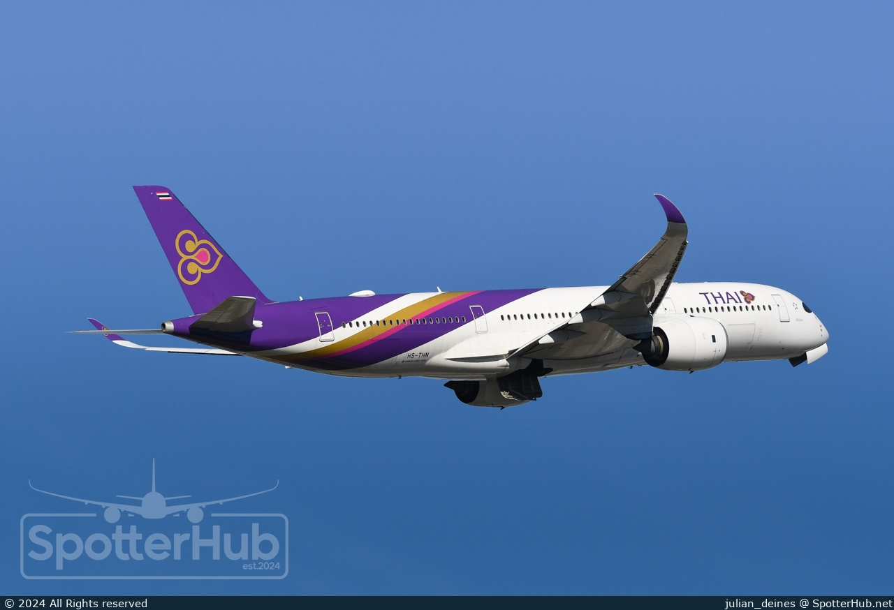 Photo of HS-THN - Airbus A350-941 operated by Thai Airways International