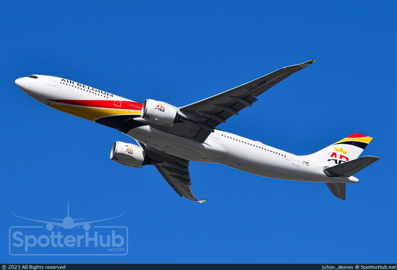 Photo of OO-ABF - Airbus A330-941 operated by Air Belgium