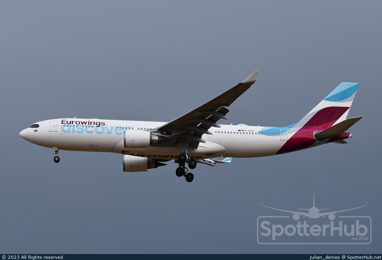 Photo of D-AXGB - Airbus A330-203 operated by Eurowings Discover