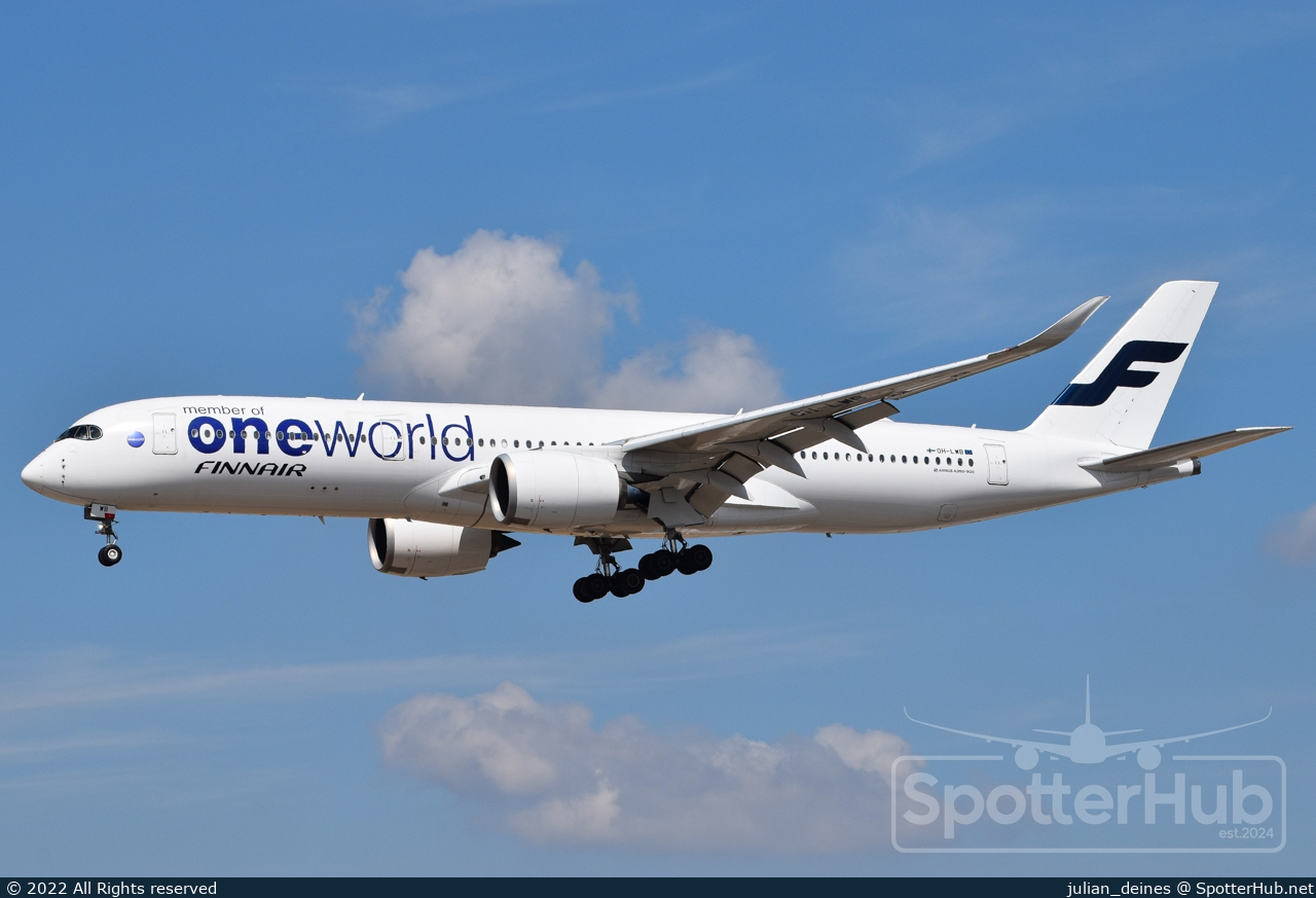 Photo of OH-LWB - Airbus A350-941 operated by Finnair