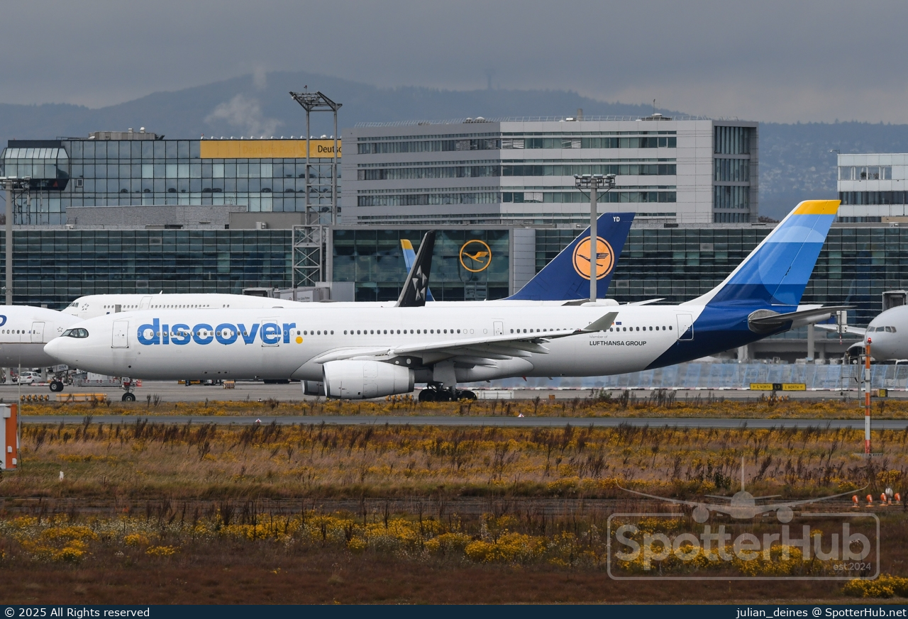 Photo of D-AIKO - Airbus A330-343 operated by Discover Airlines