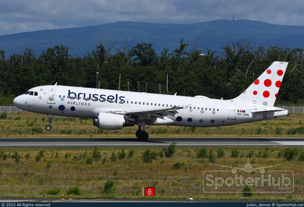 Photo of OO-SNN - Airbus A320-214 operated by Brussels Airlines