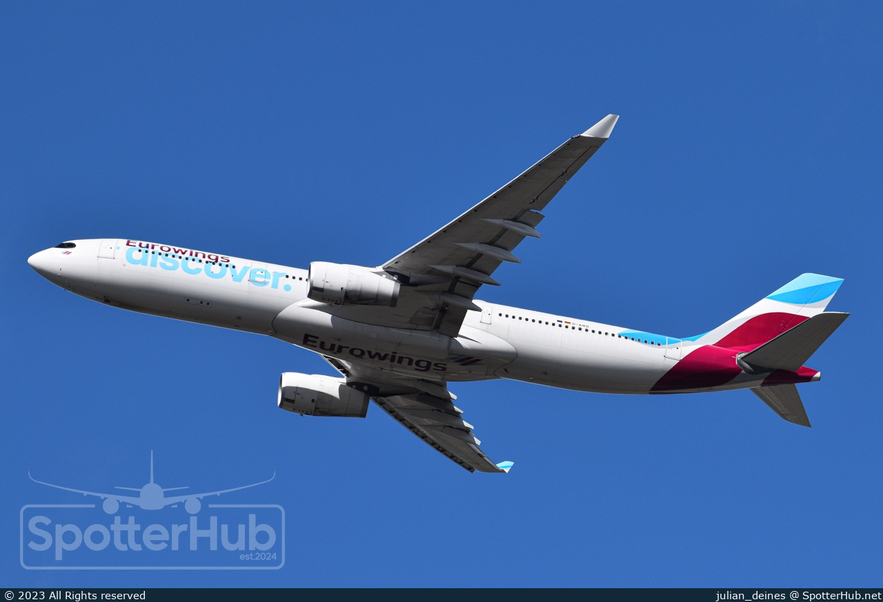 Photo of D-AIKD - Airbus A330-343 operated by Eurowings Discover