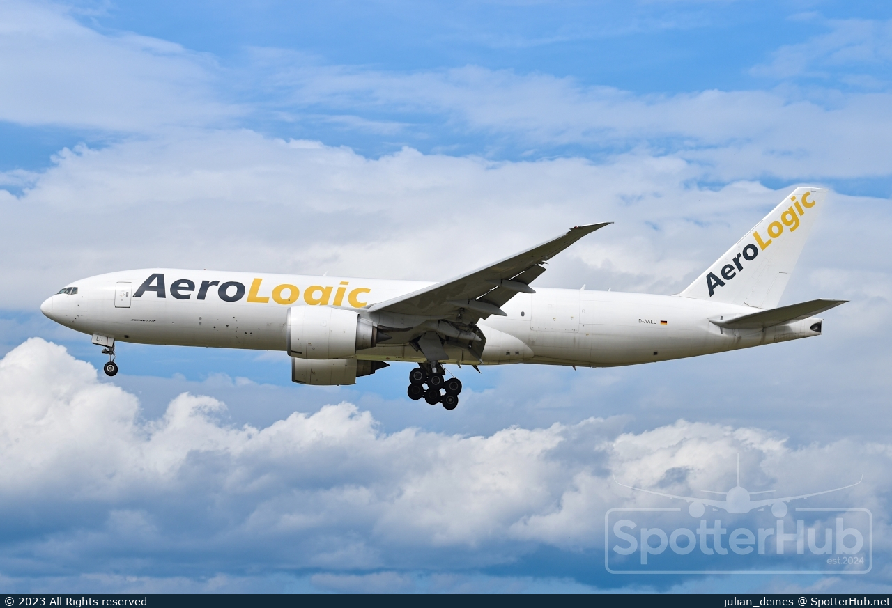 Photo of D-AALU - Boeing 777-F1H operated by AeroLogic