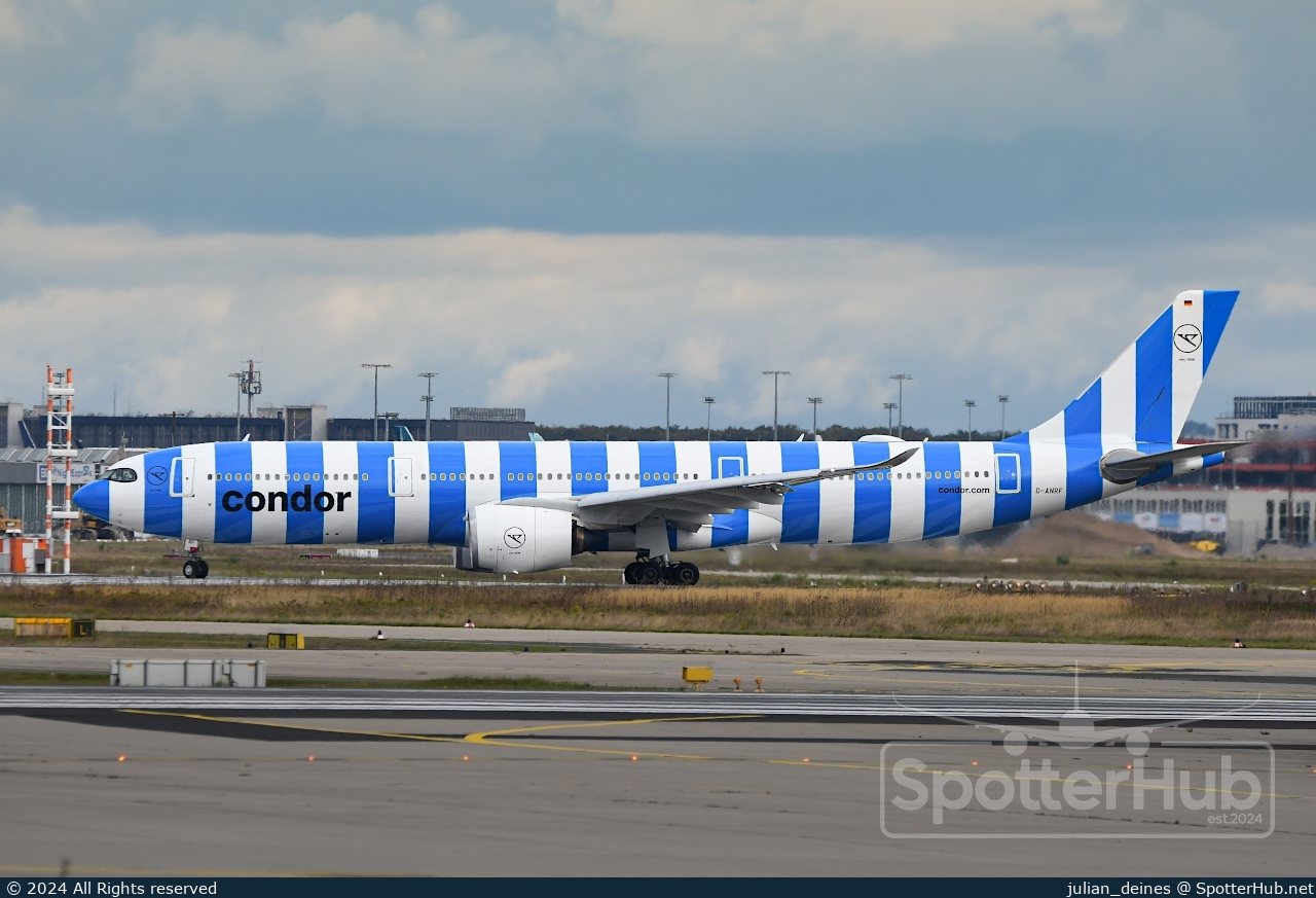 Photo of D-ANRF - Airbus A330-941 operated by Condor