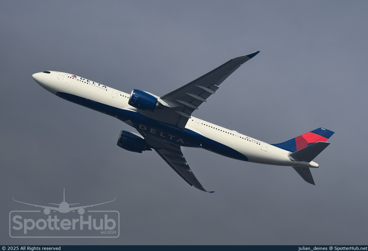 Photo of N431DX - Airbus A330-941 operated by Delta Air Lines
