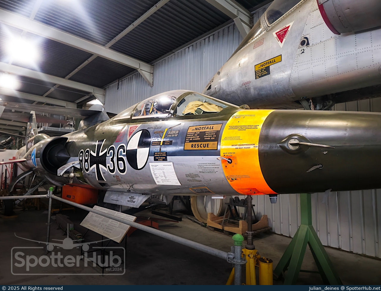 Photo of 98+36 - Lockheed F-104G-CCV Starfighter operated by German Air Force