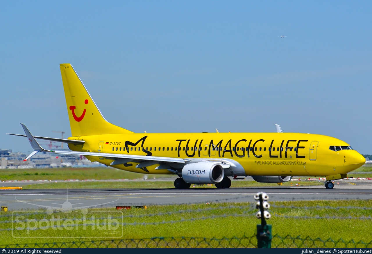 Photo of D-ATUG - Boeing 737-8K5 operated by TUIfly