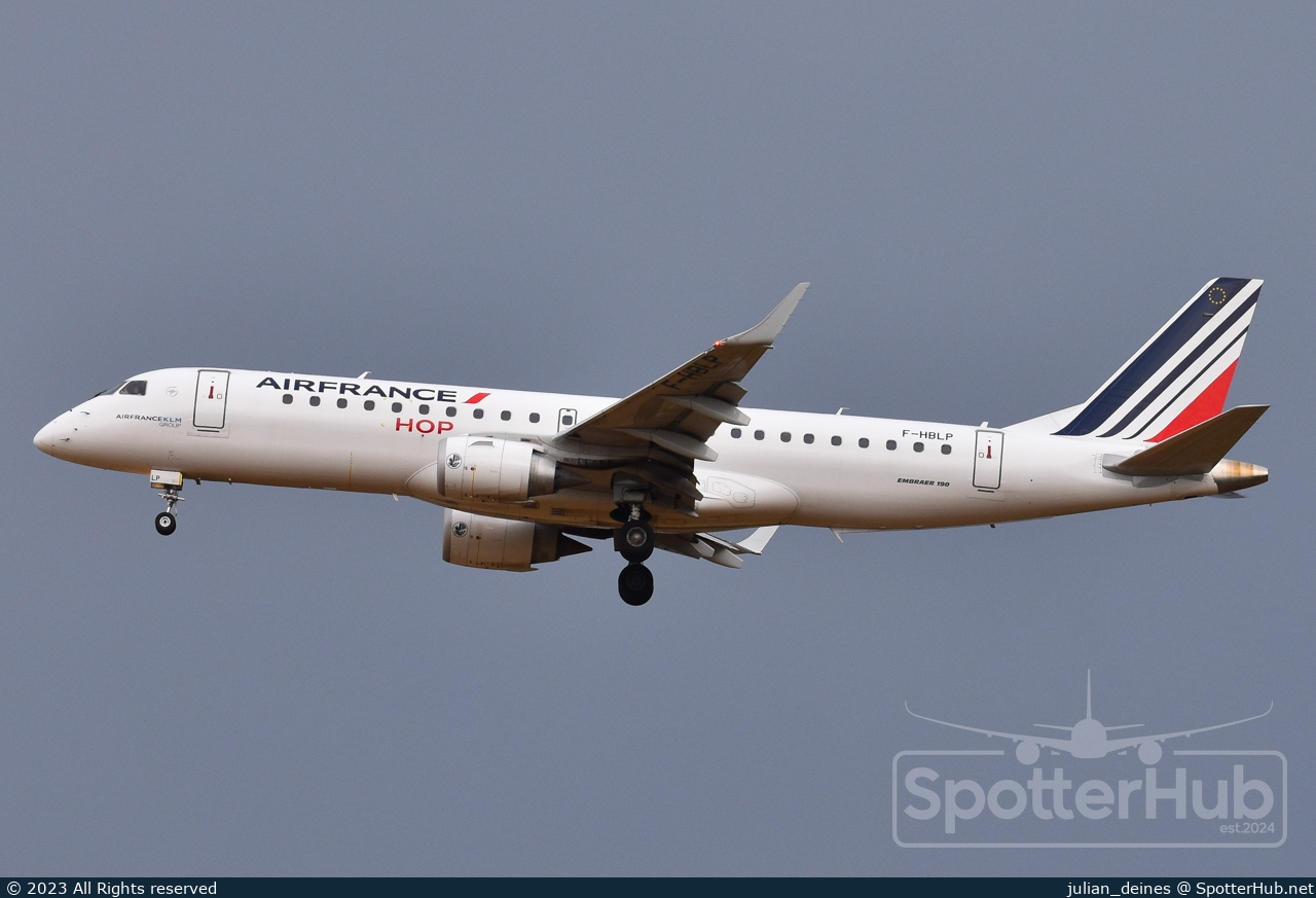 Photo of F-HBLP - Embraer ERJ-190STD operated by Air France HOP
