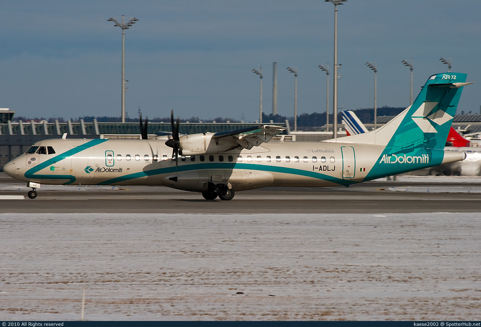 Photo of I-ADLJ - ATR 72-500 operated by Air Dolomiti