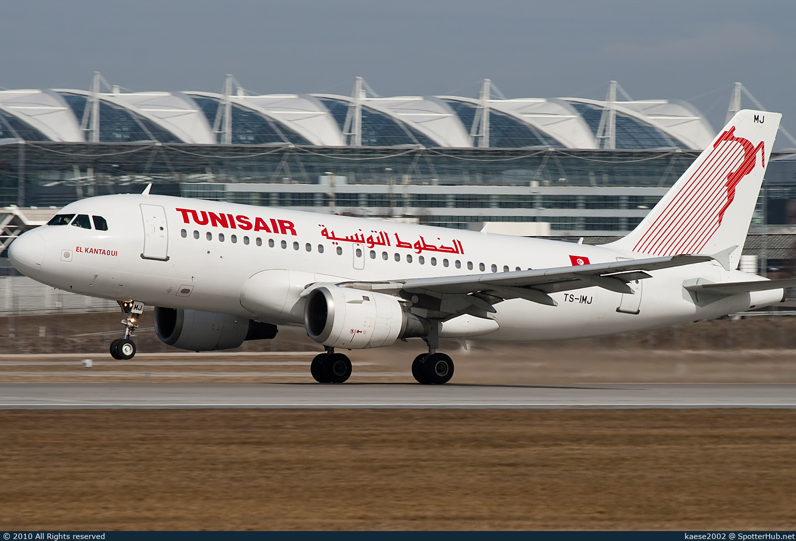Photo of TS-IMJ - Airbus A319-114 operated by Tunisair